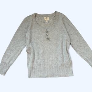 St johns bay grey button up Long Sleeve